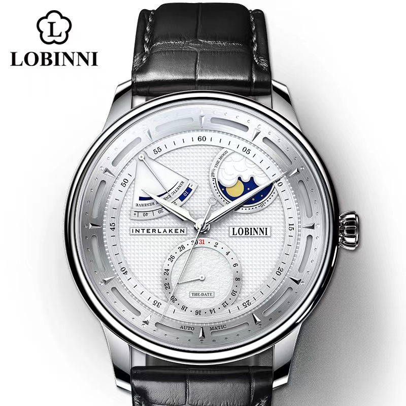 Omega Watch Constellation - Lobinni Moon Phase Seagull Watch Mechanical