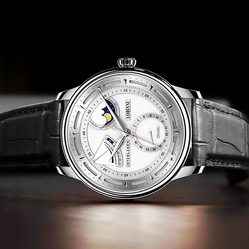 Lobinni Moon Phase Seagull Wat - Omega Watch Constellation recension och pris