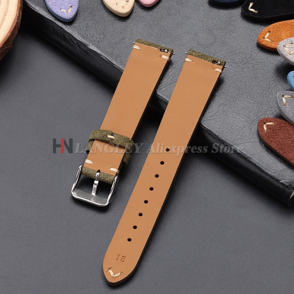 Quick Release Soft Suede Watch - Suede Strap Watch recension och pris