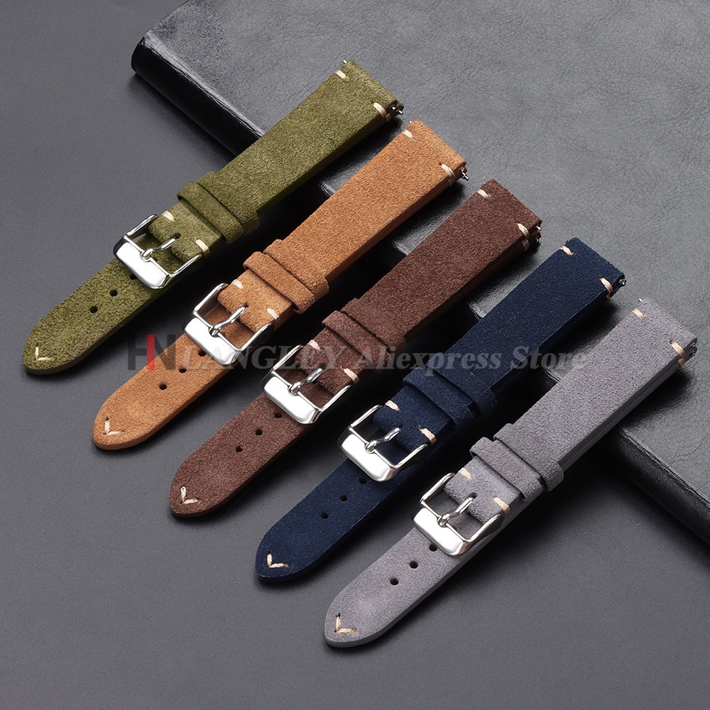 Quick Release Soft Suede Watch - Suede Strap Watch recension och pris