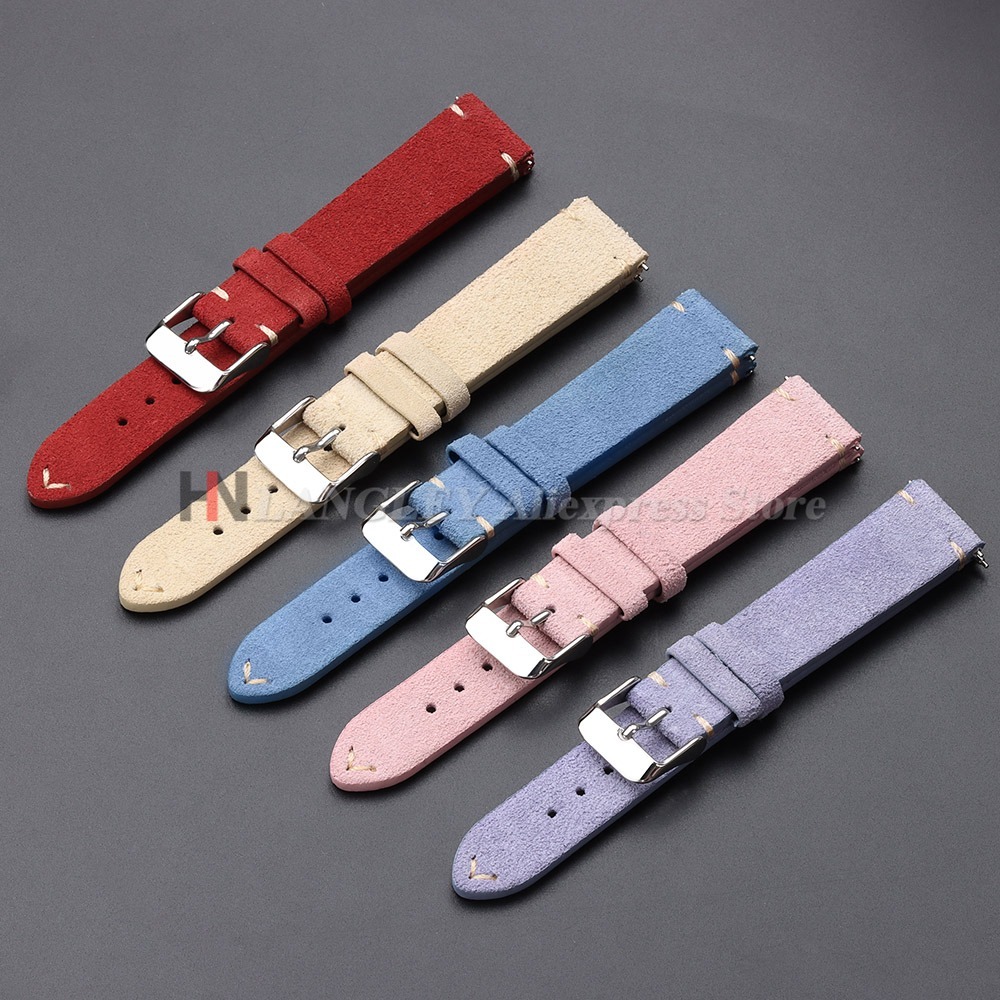 Quick Release Soft Suede Watch - Suede Strap Watch recension och pris