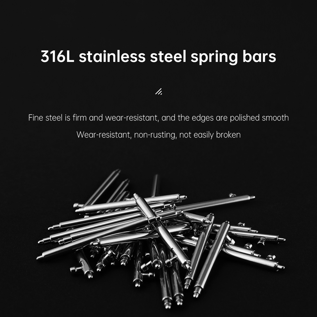 Maikes 316L Stainless Steel Qu - Curved Spring Bar recension och pris