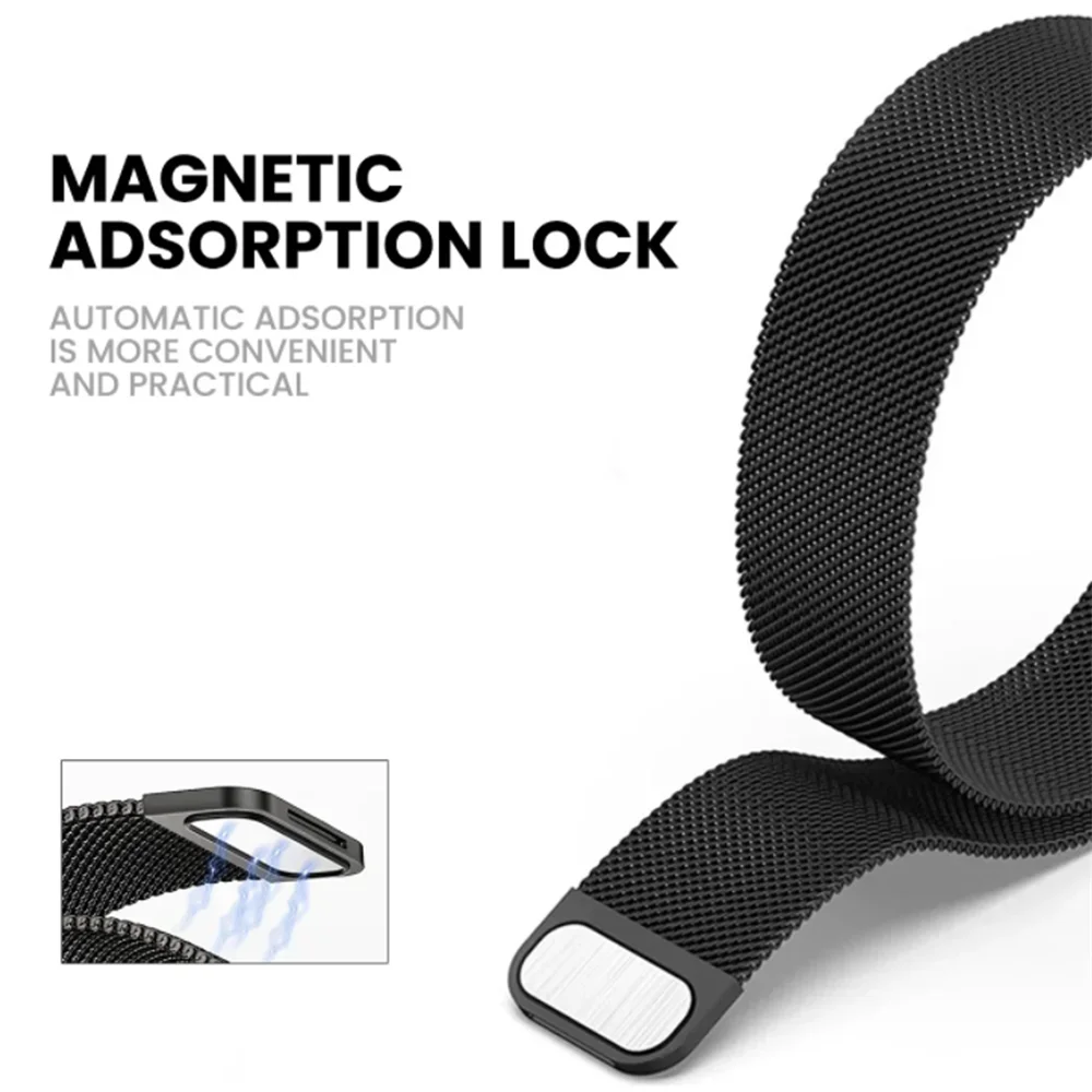 22mm Magnetic Loop Band For Re - Milanese Loop Magnetic recension och pris