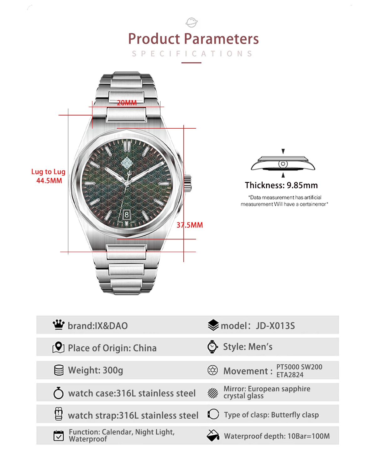 IX&DAO 2026 New Warrior 37mm M - Omega Watch Constellation recension och pris