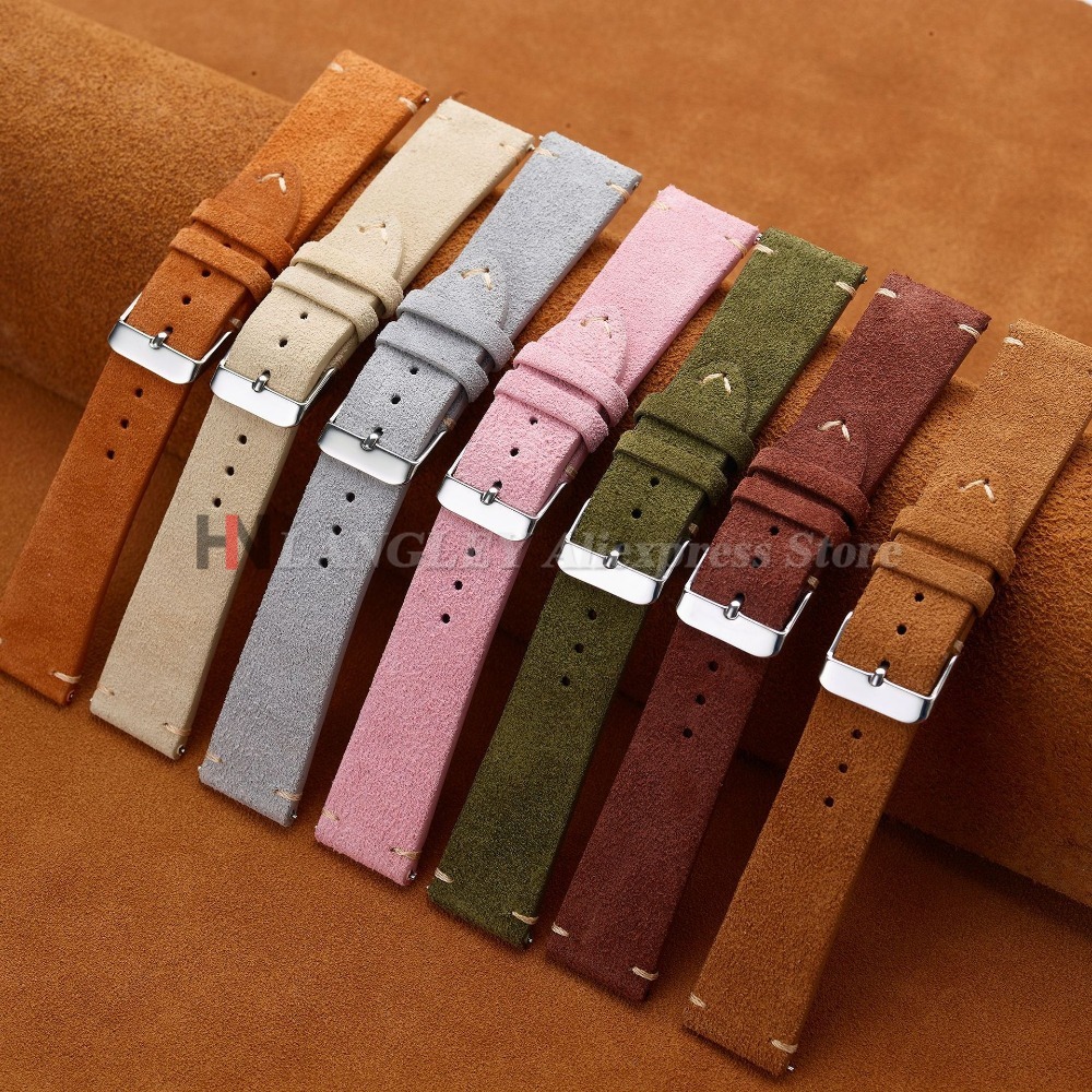 14/16mm 18mm 19mm 20mm 21mm 22 - Suede Strap Watch recension och pris