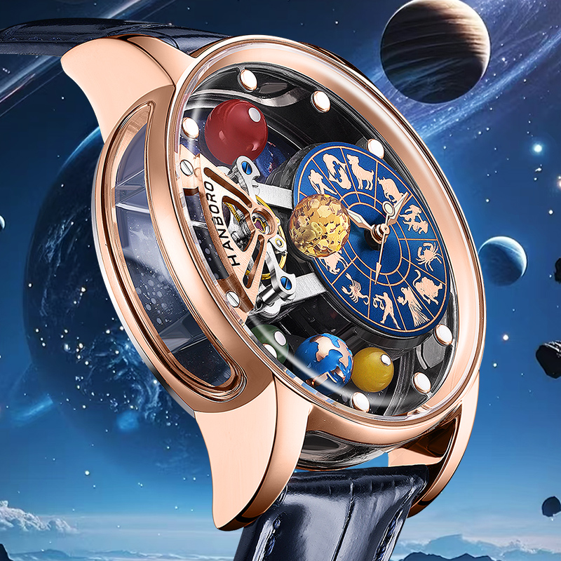 Starry Sky Watch Men's Skeleto - Omega Watch Constellation recension och pris