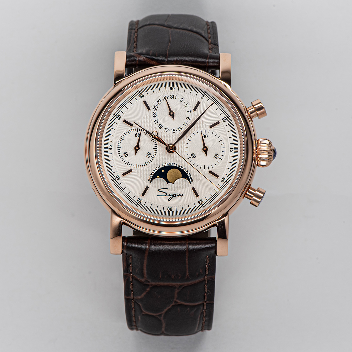 Sugess Pilot Chronograph Mecha - Omega Watch Constellation recension och pris