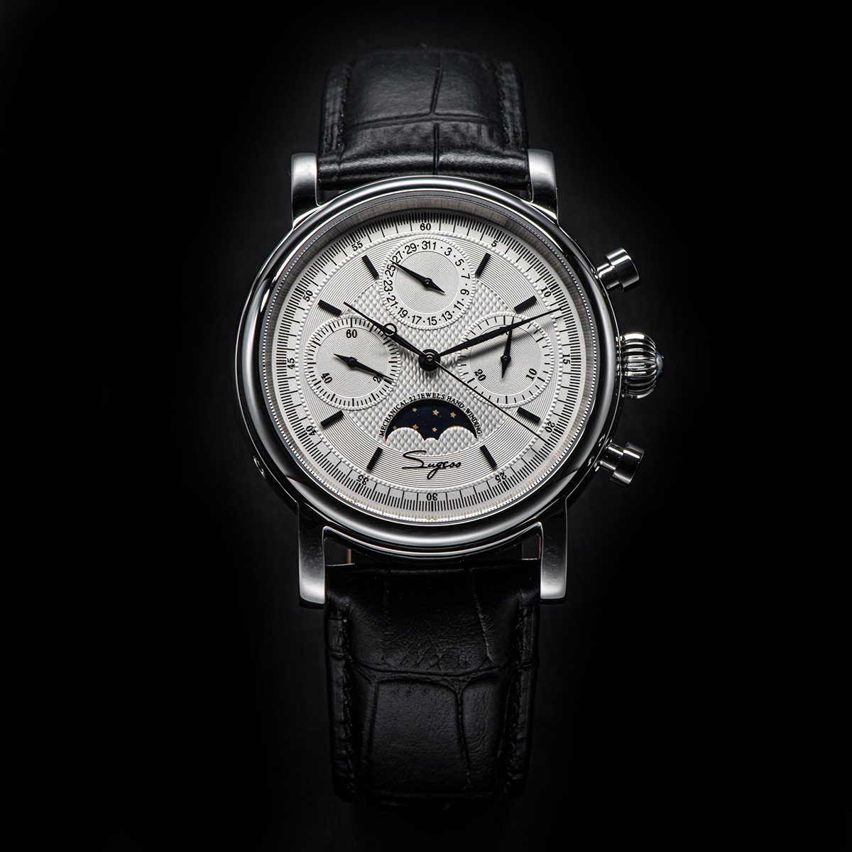 Sugess Pilot Chronograph Mecha - Omega Watch Constellation recension och pris