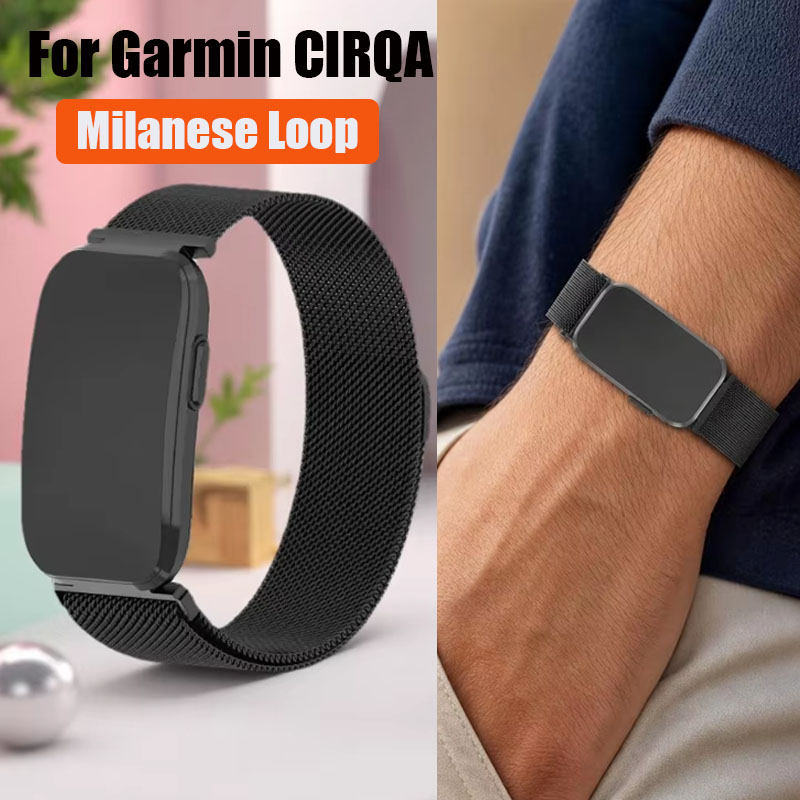 Metal Band for Garmin CIRQA Wr - Milanese Loop Magnetic recension och pris
